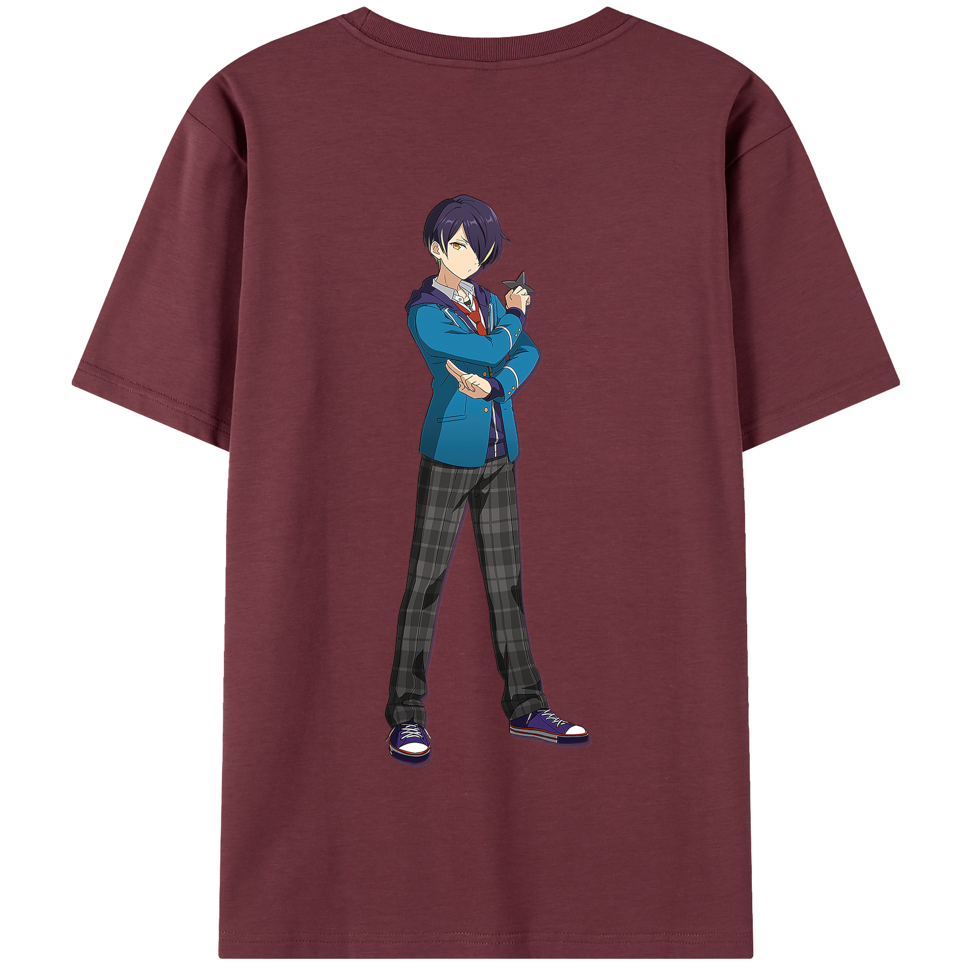 （画像用） あんさんぶるスターズ! Ensemble Stars 綿100％半袖Tシャツ（背面プリント）